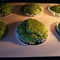 コーヒー甘め's cooksnap of when they made 卵無しで作る抹茶＆ホワイトチョコマフィン.