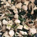 chiibuu22's cooksnap of when they made 胸肉としめじのバター醤油炒め.