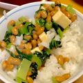 ◎梨沙◎'s cooksnap of when they made 学校給食再現レシピ☆五色納豆.