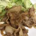 sayaka0411's cooksnap of when they made 豚バラ切り落としで作る生姜焼き風.
