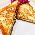 bonbonnier's cooksnap of when they made フライパンで♡チーズとろけるホットサンド.