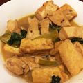 BABITA's cooksnap of when they made 絹揚げとチキンのハニーマスタード蒸し焼.