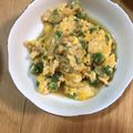 うおちゃん♡'s cooksnap of when they made ふわふわ卵 ♡ えんどう豆の卵とじ.