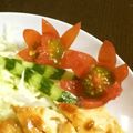 めがねりんご's cooksnap of when they made ミニトマトの飾り切り☆お花ver.☆.