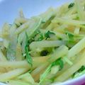 ハニビ's cooksnap of when they made 水菜とじゃがいものコンソメ炒め.