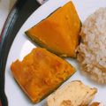 料理上達中's cooksnap of when they made レンジで５分！かぼちゃの煮物.