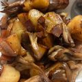 知＊華's cooksnap of when they made 舞茸とじゃがいものバター醤油.