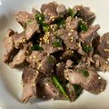 もりった's cooksnap of when they made 砂肝のネギ塩焼き.