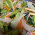 no1642's cooksnap of when they made ベーコンと小松菜で♪簡単中華風炒め☆.