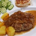 ★ぷりん's cooksnap of when they made 我が家のハンバーグ。びっくりドンキー風★.