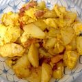 しゅんのま's cooksnap of when they made じゃがいもとベーコンの卵炒め*｡o☆.
