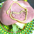 夕飯は６時です's cooksnap of when they made サンドイッチ風♡ハムチーズレタストースト.