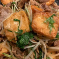 chumi♡'s cooksnap of when they made 豚こま切れ肉と豆腐と水菜のだし醤油炒め.
