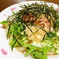 日向暖's cooksnap of when they made 水菜とおろしのサラダうどん.