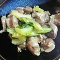 のえもゆ's cooksnap of when they made 砂肝とセロリのガーリックオイル炒め.