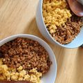 りさたす's cooksnap of when they made こども大好き！たまごと鶏そぼろのごはん.