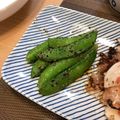 hikaru514's cooksnap of when they made スナックエンドウのゴマ和え.