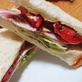 Kozu52☆'s cooksnap of when they made ハム＆レタス＆トマトで！HLTサンド.