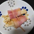 っっぱ's cooksnap of when they made えのきベーコン巻き.