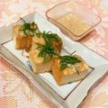 なつき☆ミ's cooksnap of when they made 簡単！絹揚げの☆ネギのせ♪ゴマドレがけ.