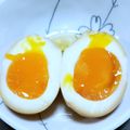 ☆モンブラン♪'s cooksnap of when they made めんつゆで簡単！固ゆで味付け煮たまご.