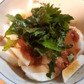 あじぽんぬ☆'s cooksnap of when they made 【農家のレシピ】長いもの梅しそ和え.