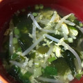 ももたんきっちん's cooksnap of when they made もやしとわかめの卵コンソメスープ.