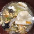 わたるんママ's cooksnap of when they made 餃子が余ったらコレ★簡単★餃子スープ.