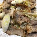 わたるんママ's cooksnap of when they made ねぎ塩豚丼.