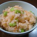 ヌーシ's cooksnap of when they made かんたん鮭と枝豆の炊き込みご飯.