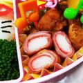 ♥さと♥'s cooksnap of when they made チーズ＆かにかまのベーコン巻き♪.