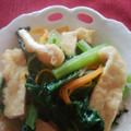 デザートマダム's cooksnap of when they made 小松菜と油揚げの煮浸し.