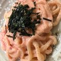 erieeeee20's cooksnap of when they made 材料5つ♡簡単絶品豆乳明太クリームパスタ.