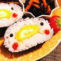 ＢＵＴＴＯＮ3's cooksnap of when they made 簡単可愛い♪卵焼きのあひるデコおにぎらず.