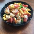 あこ126's cooksnap of when they made スィートチリソースでえびトマトの卵炒め　.