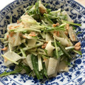 はんぶんこ☆'s cooksnap of when they made 簡単♪大根と水菜のツナマヨわさびサラダ.