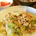 クック15FFG6☆'s cooksnap of when they made あっさり☆鶏挽肉とキャベツの塩炒め.