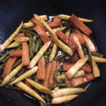 coffee's cooksnap of when they made フキとワラビの油炒め.