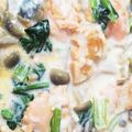 クックKROF0Q☆'s cooksnap of when they made 鮭ときのこのクリーム煮.