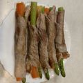 虎蓮坊's cooksnap of when they made アスパラとニンジンの肉巻き.