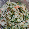 keltutin's cooksnap of when they made かにかまときゅうりのマヨポン和え.