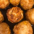 すみっこぐらしちゃん's cooksnap of when they made ふんわりミルクつくね.