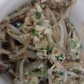 クックPYWFJY☆'s cooksnap of when they made 簡単！カニカマもやしの卵とじ.