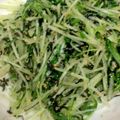 キャップとラム's cooksnap of when they made おつまみにも♪ 水菜とすりごまのサラダ.