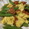 しゅうう's cooksnap of when they made スナップエンドウ＆トマト☆卵とろ〜りあん.
