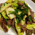 miko♪＊○'s cooksnap of when they made 牛キャベツのオイスターソース炒め.