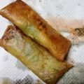 kyokoha's cooksnap of when they made 肉じゃがリメイク！大葉入り春巻き☆.