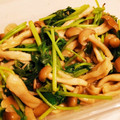 モコナもどき's cooksnap of when they made 三つ葉としめじのわさび風味お浸し☆.