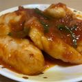 Sao♥料理's cooksnap of when they made 低脂質 ♬ とりササミケチャップソース.