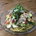 ロンロン草原's cooksnap of when they made 豚しゃぶ冷やし中華☆すぐ出来て美味しい！.